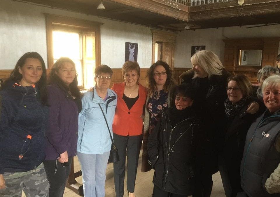 Nicola Sturgeon Visits Bannockburn House