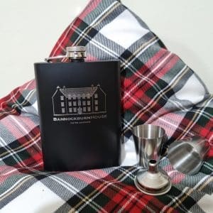 Bannockburn Hip Flask set (2 shot cups included)